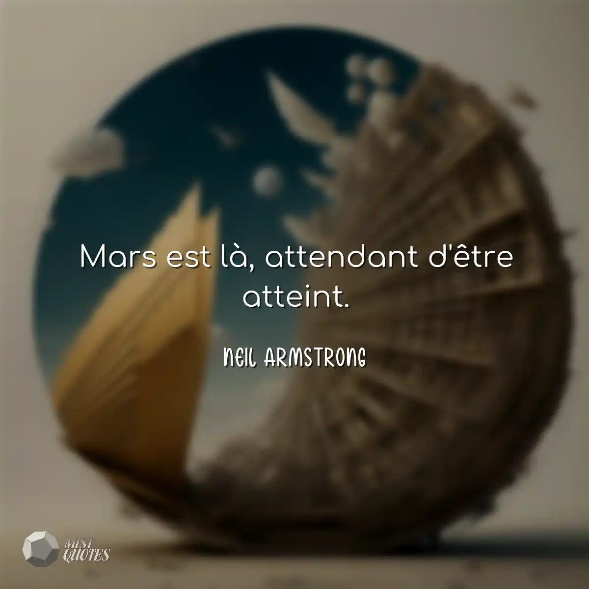 Mars est là, attendant d'être atteint.