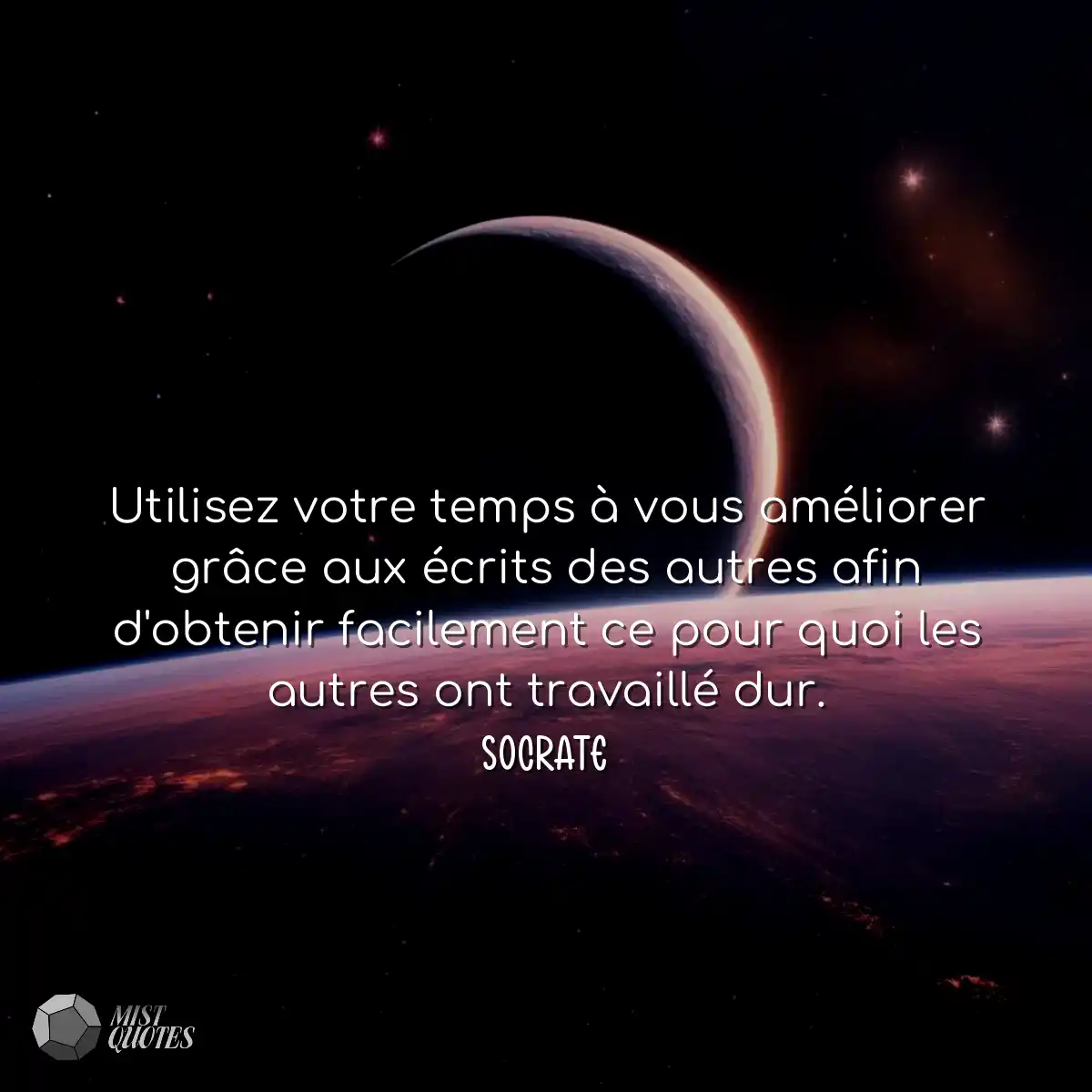 Utilisez votre temps à vous améliorer 