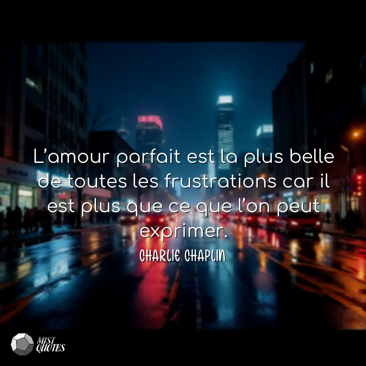 L’amour parfait est la plus belle de toutes les fr