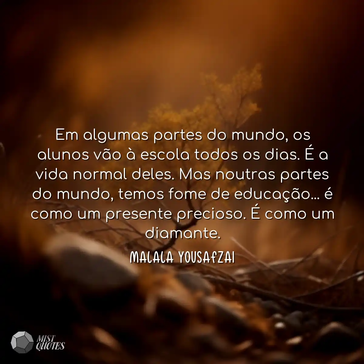 Em algumas partes do mundo, os alunos v