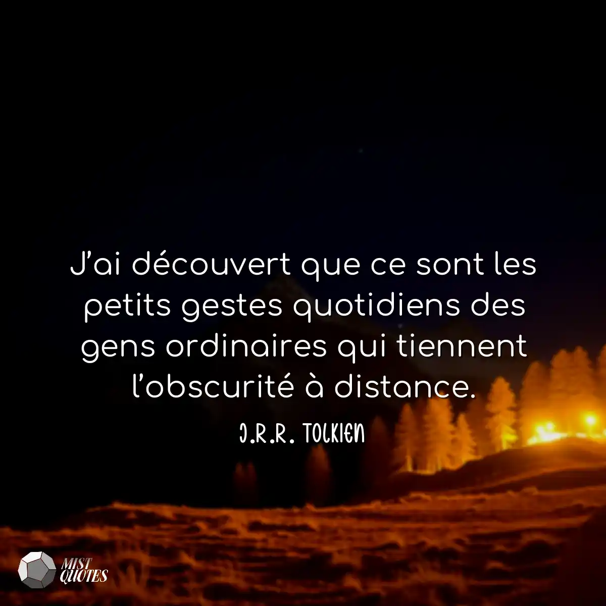 J’ai découvert que ce sont les petits