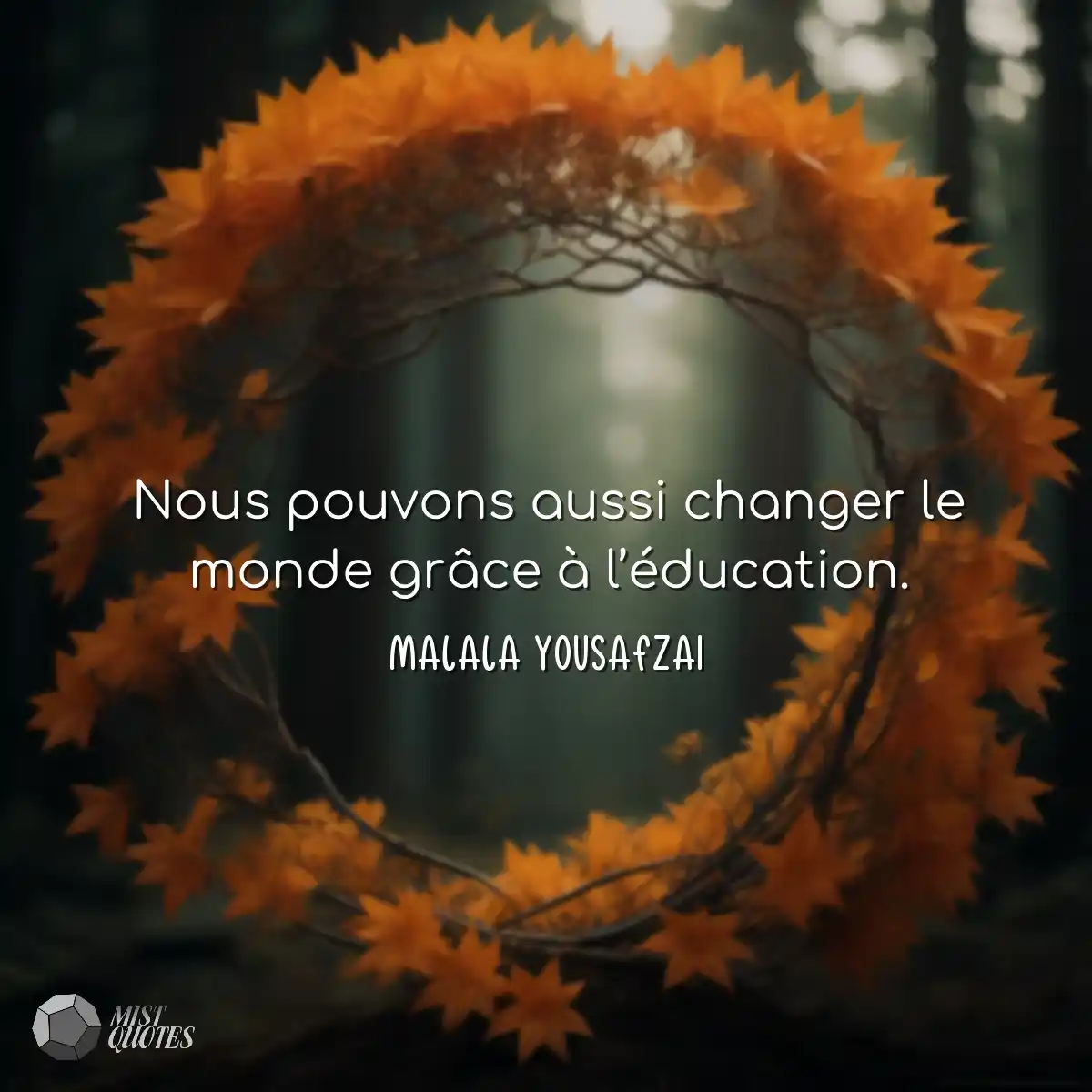 Nous pouvons aussi changer le monde grâ