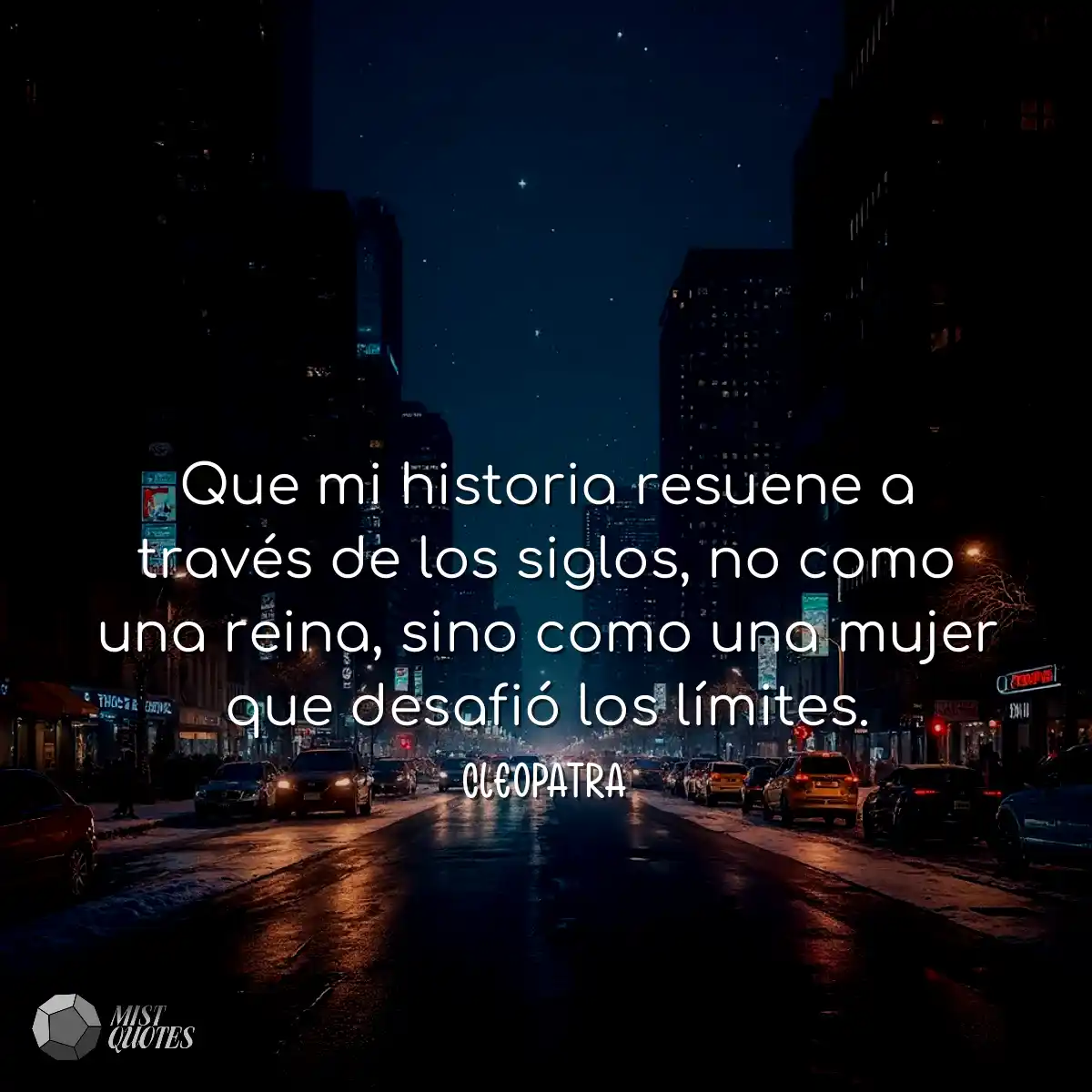 Que mi historia resuene a través de los