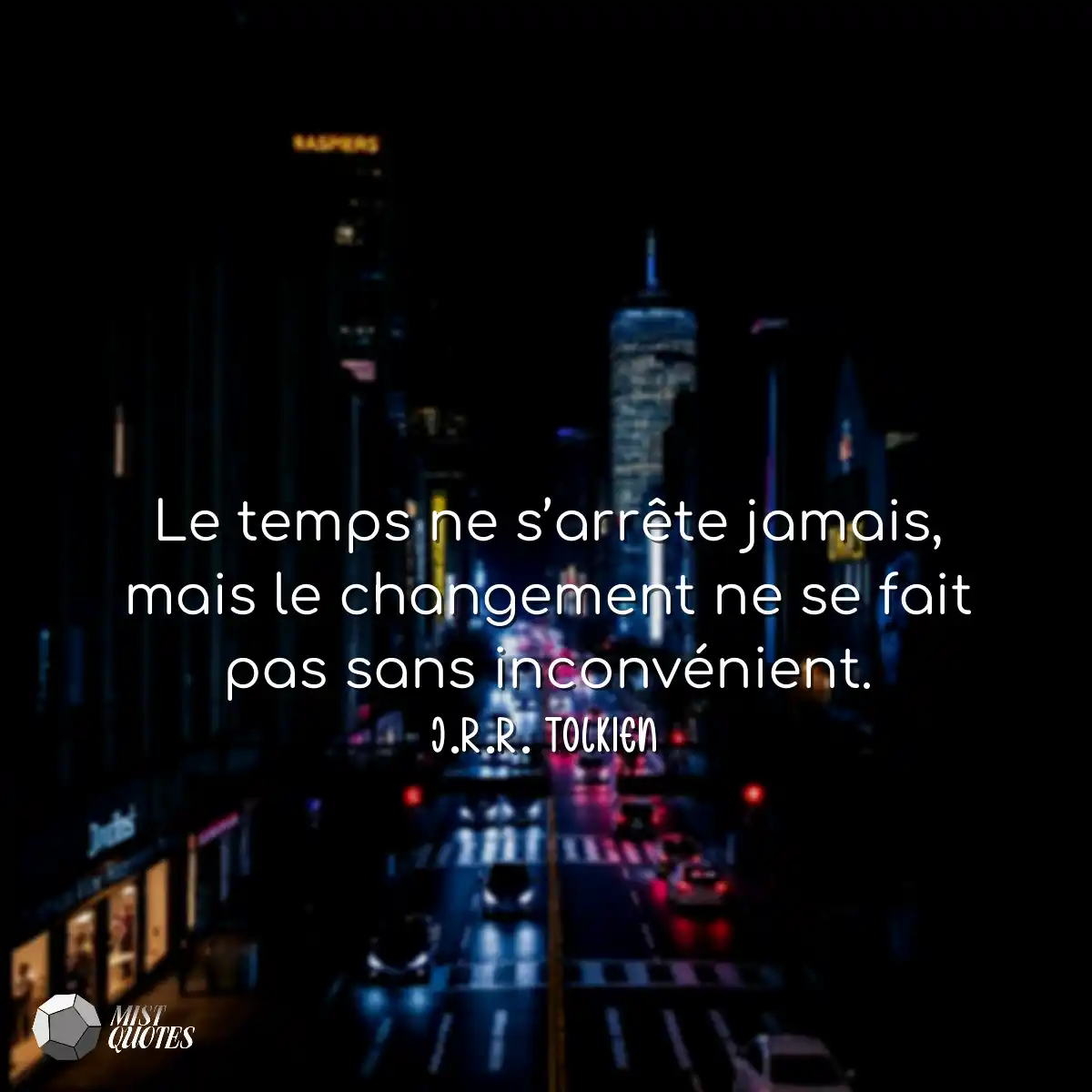 Le temps ne s’arrête jamais, mais le 