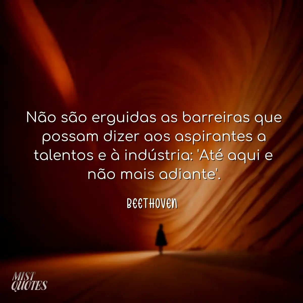 Não são erguidas as barreiras que possam dizer aos