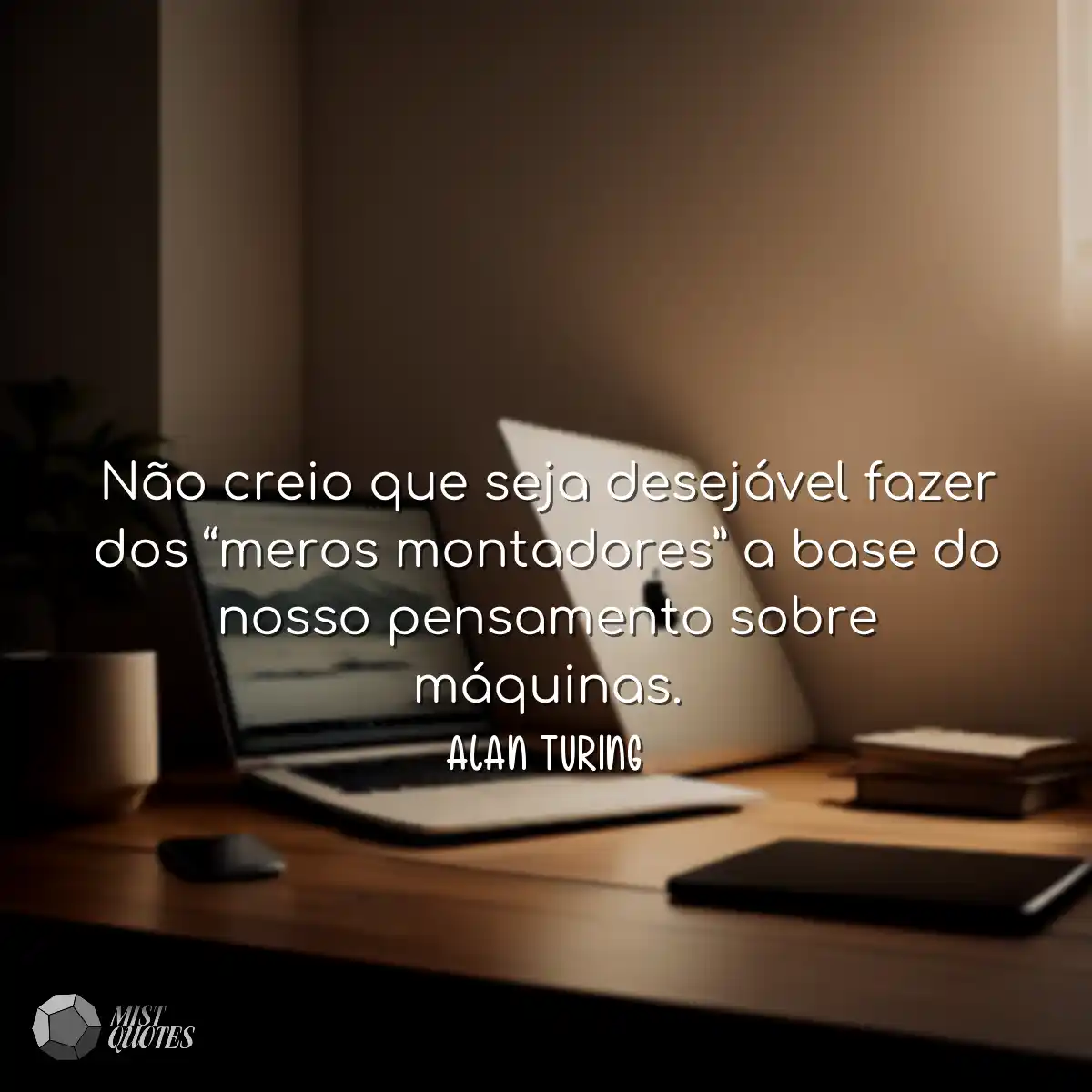 Não creio que seja desejável fazer dos