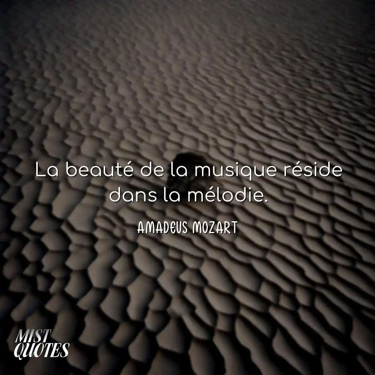 La beauté de la musique réside dans la