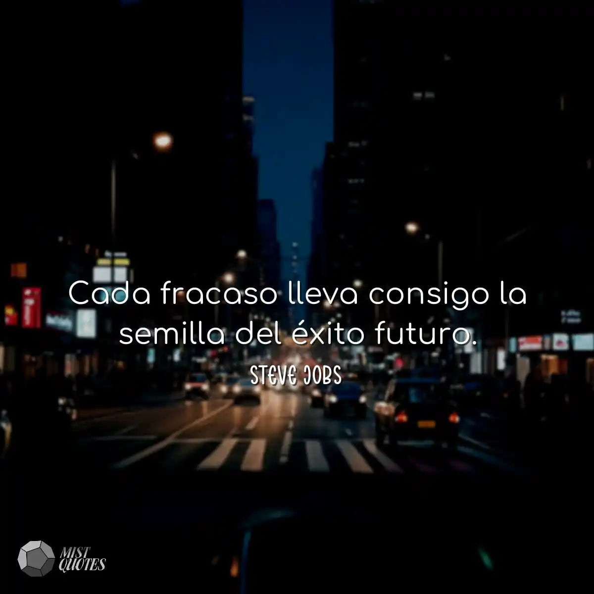 Cada fracaso lleva consigo la semilla de