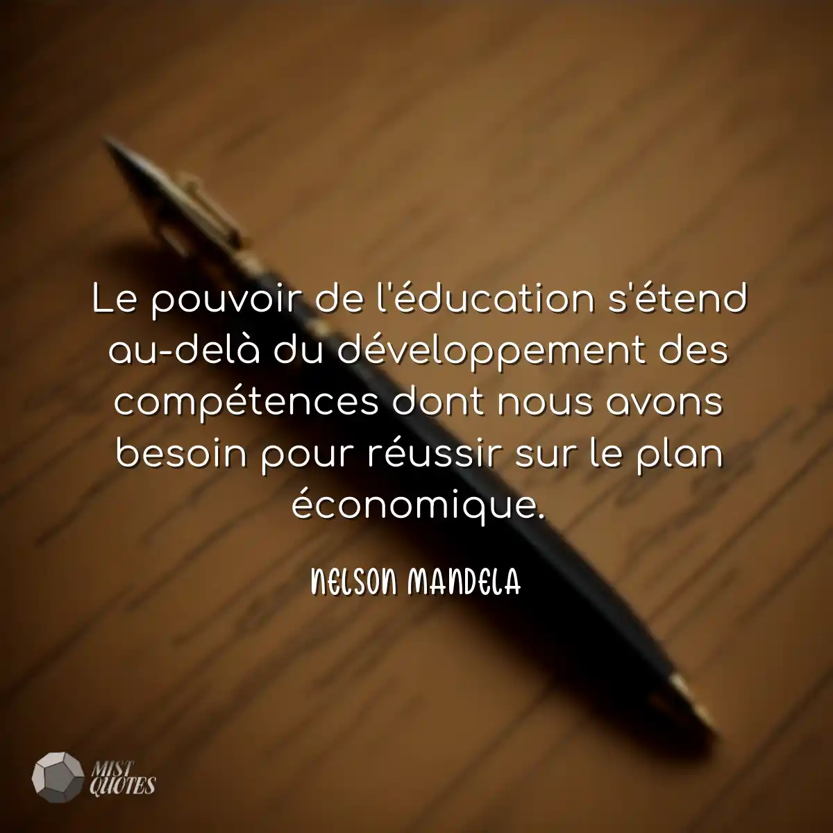 Le pouvoir de l'éducation s'étend au-d