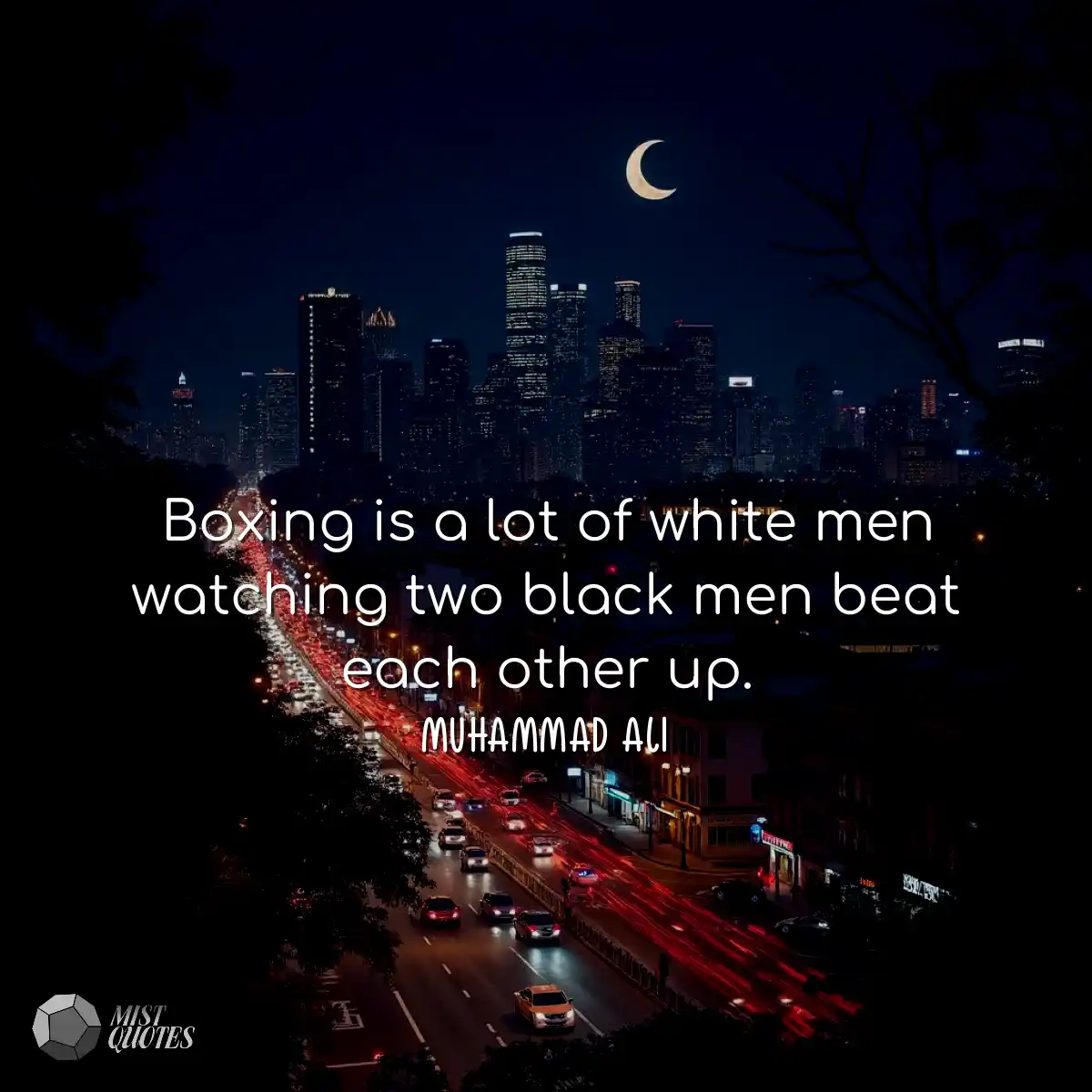 Boxing is a lot of white men watching tw