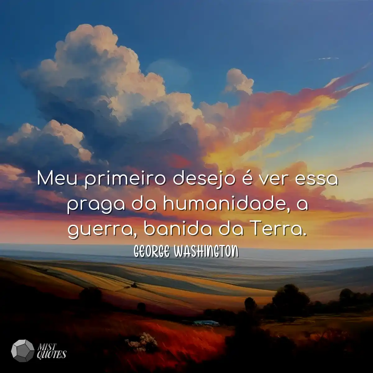Meu primeiro desejo é ver essa praga da humanidade