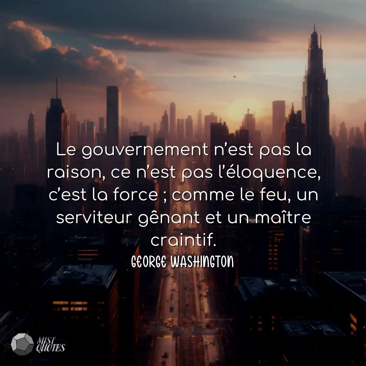Le gouvernement n’est pas la raison, c