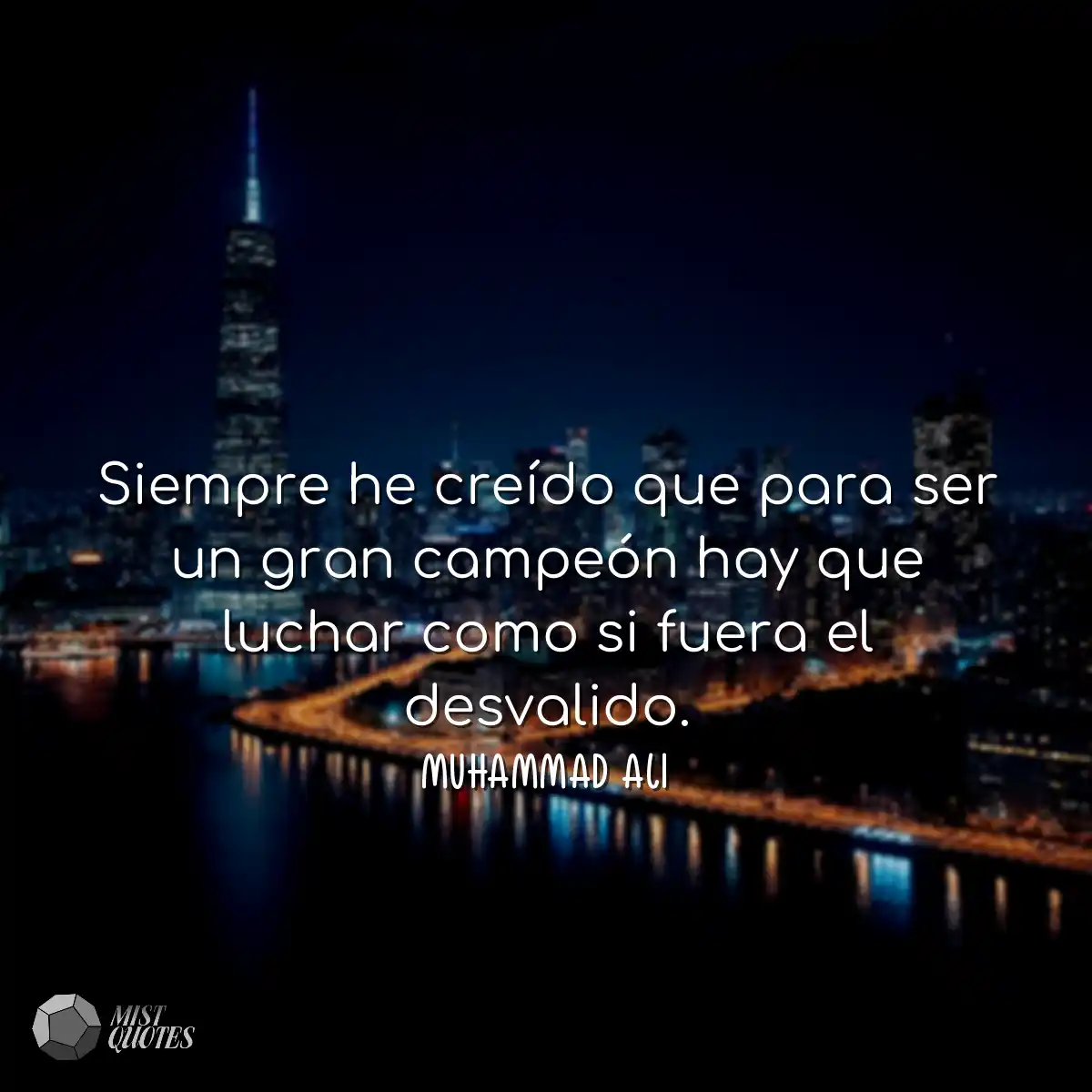 Siempre he creído que para ser un gran 