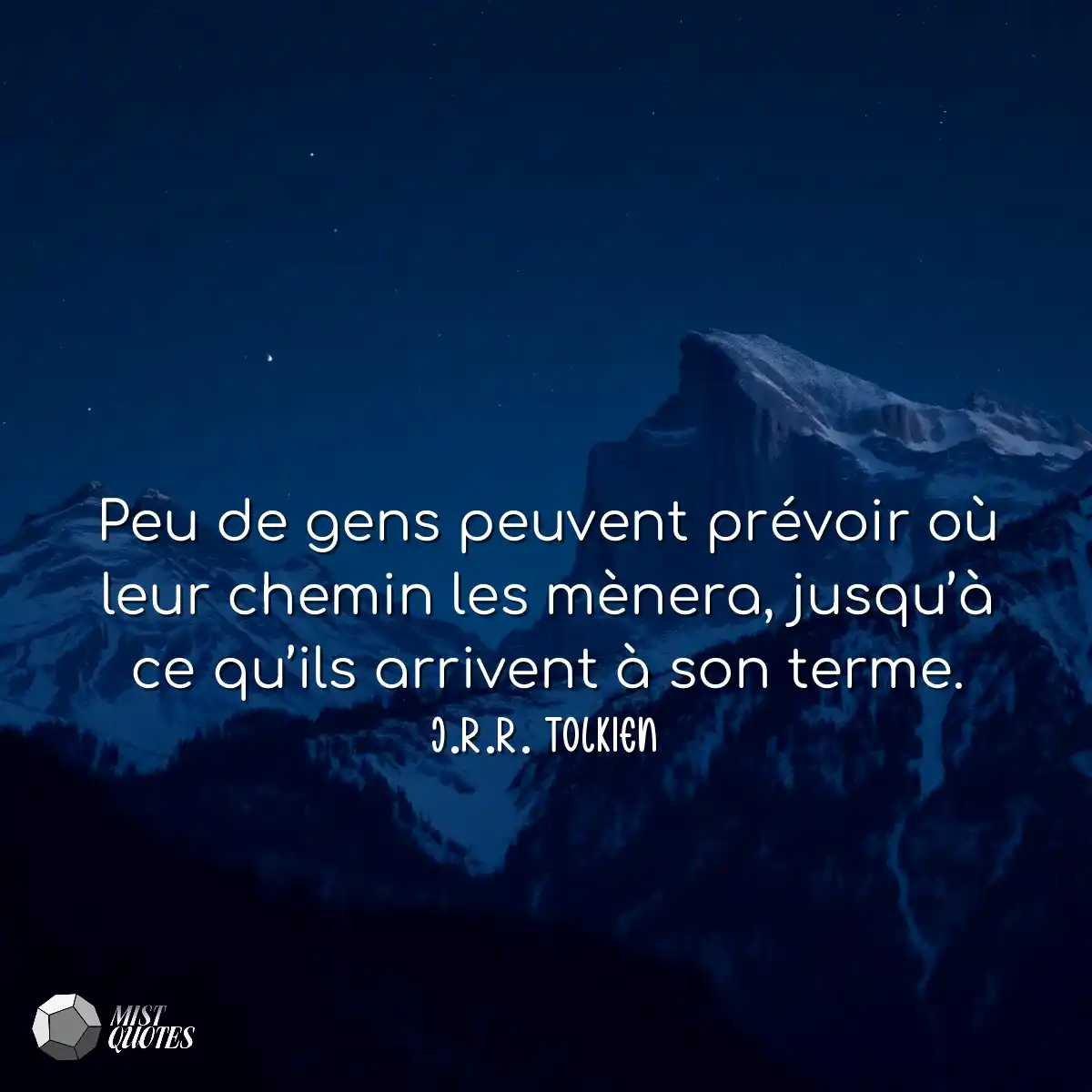 Peu de gens peuvent prévoir où leur ch