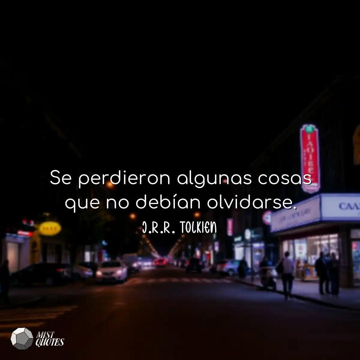 Se perdieron algunas cosas que no debía