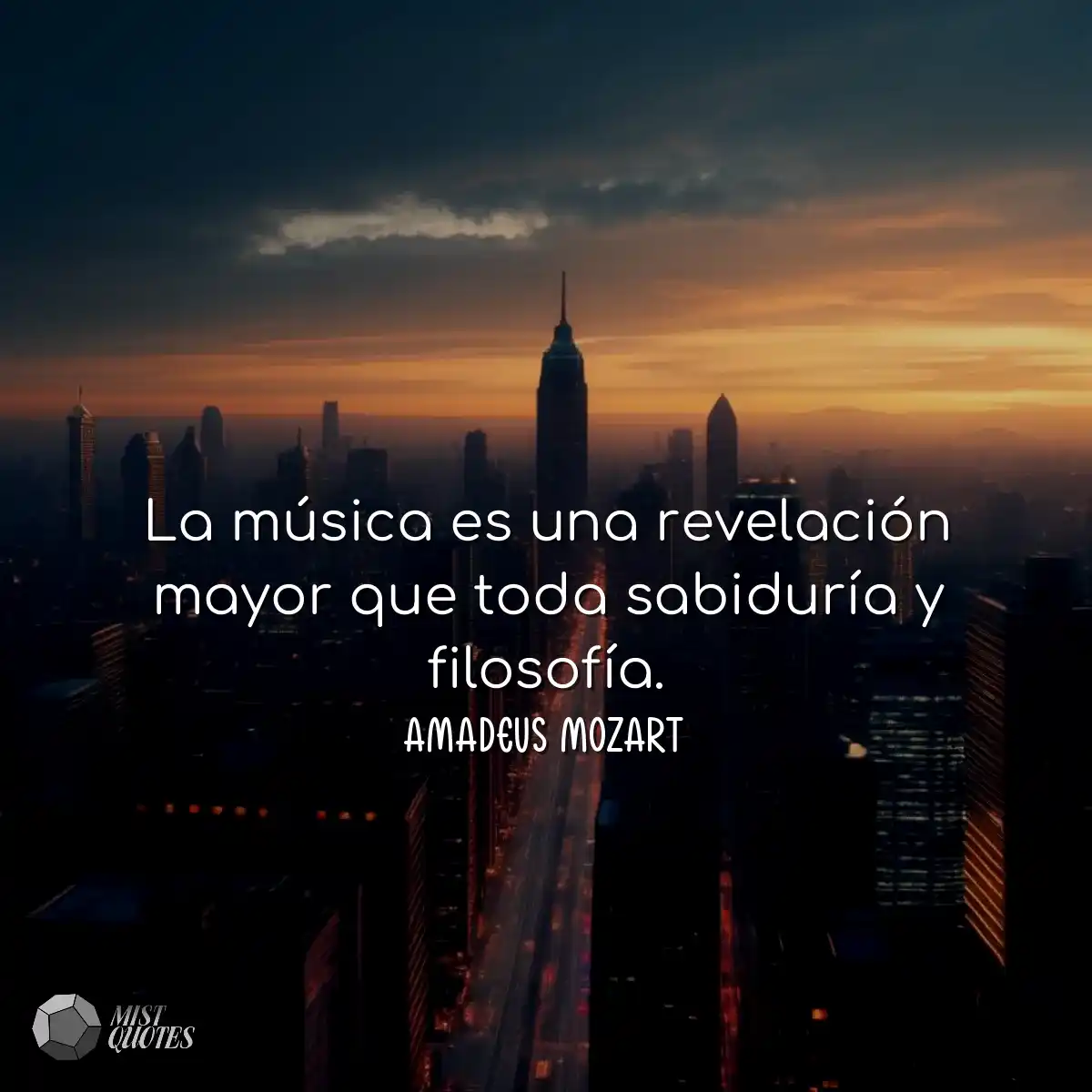 La música es una revelación mayor que toda sabidur