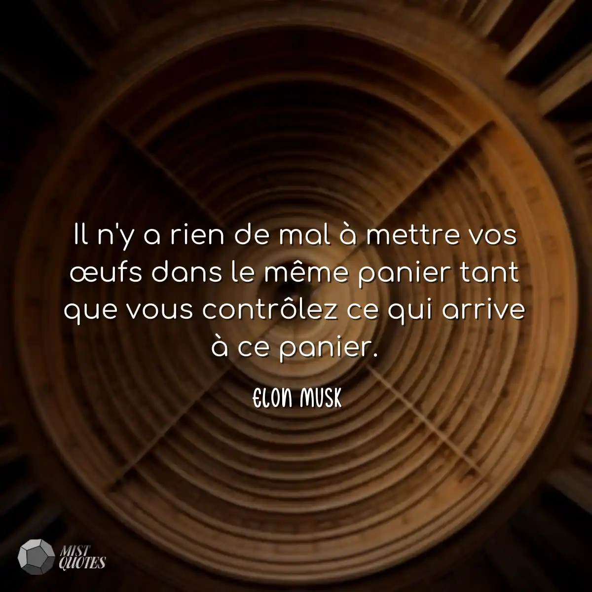 Il n'y a rien de mal à mettre vos œufs