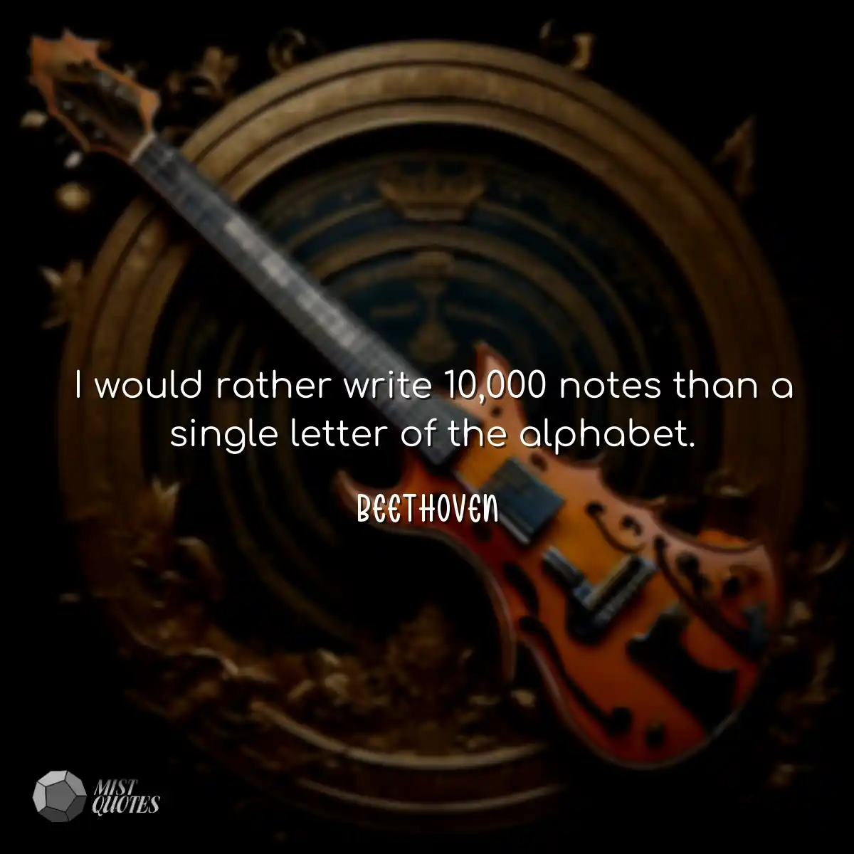 I would rather write 10,000 notes than a