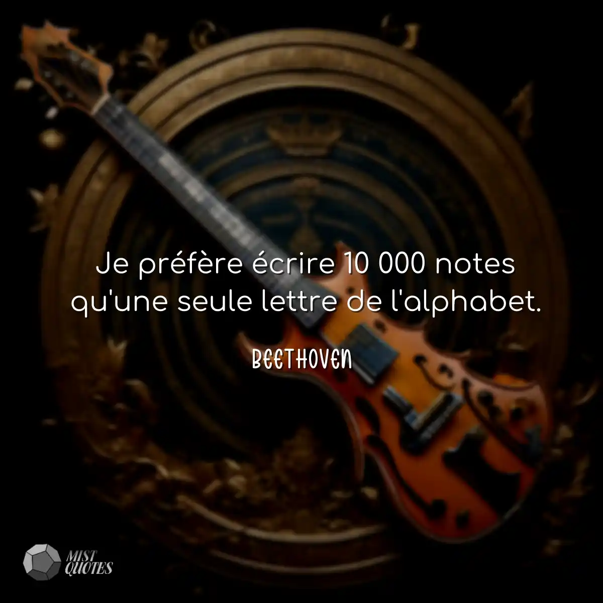 Je préfère écrire 10 000 notes qu'une
