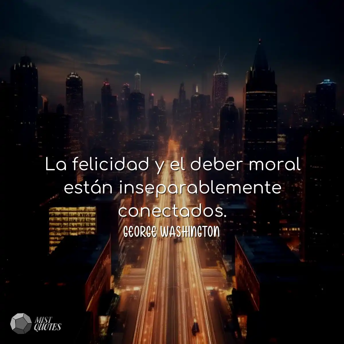 La felicidad y el deber moral están ins