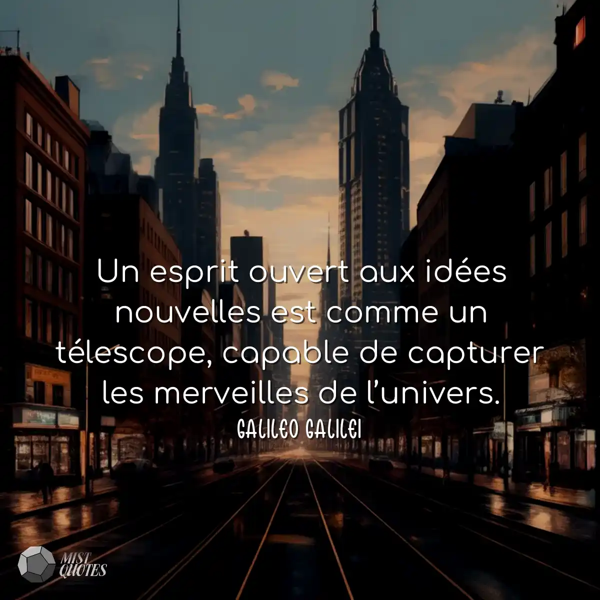 Un esprit ouvert aux idées nouvelles es