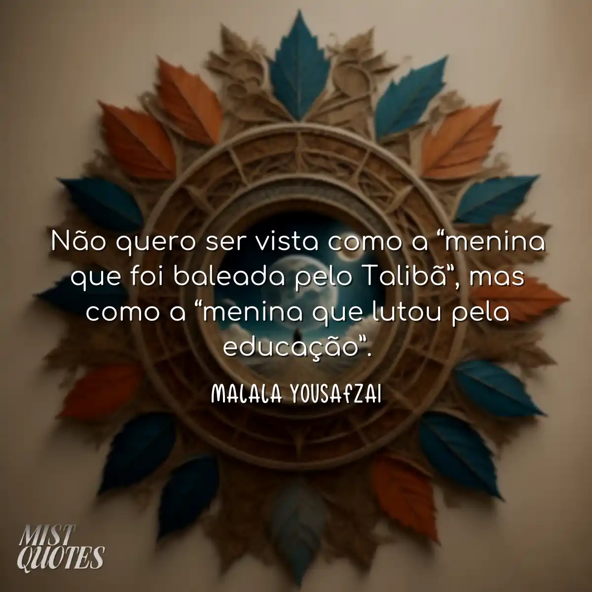 Não quero ser vista como a “menina qu