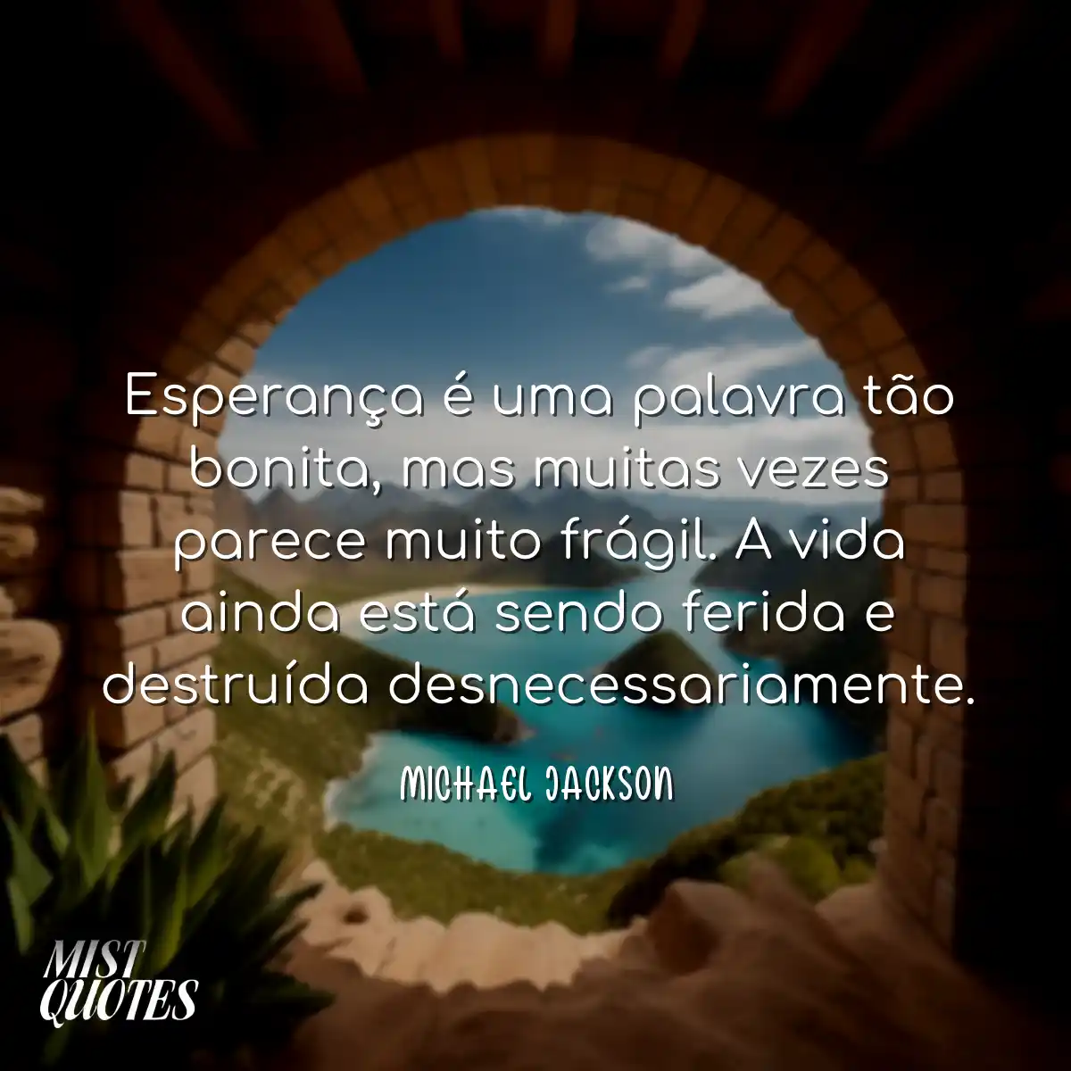 Esperança é uma palavra tão bonita, m