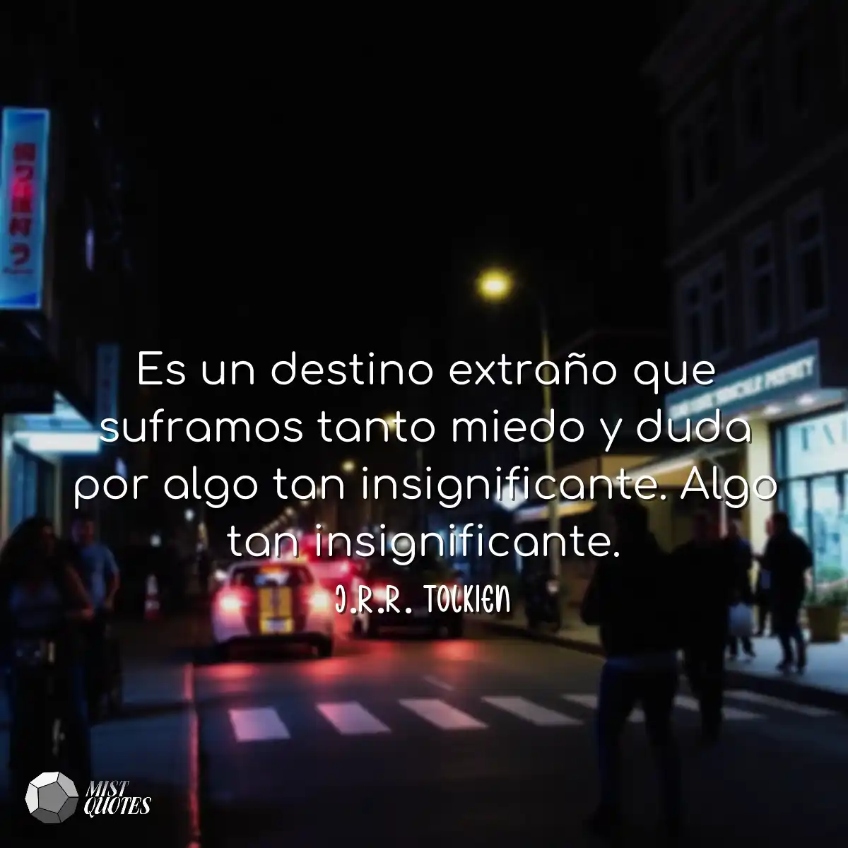 Es un destino extraño que suframos tant