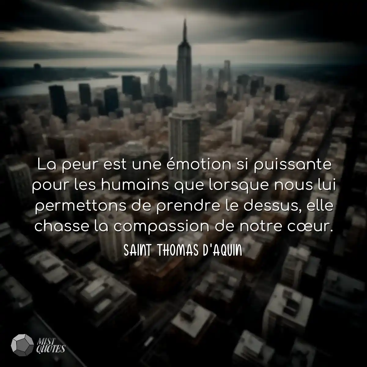 La peur est une émotion si puissante pour les huma