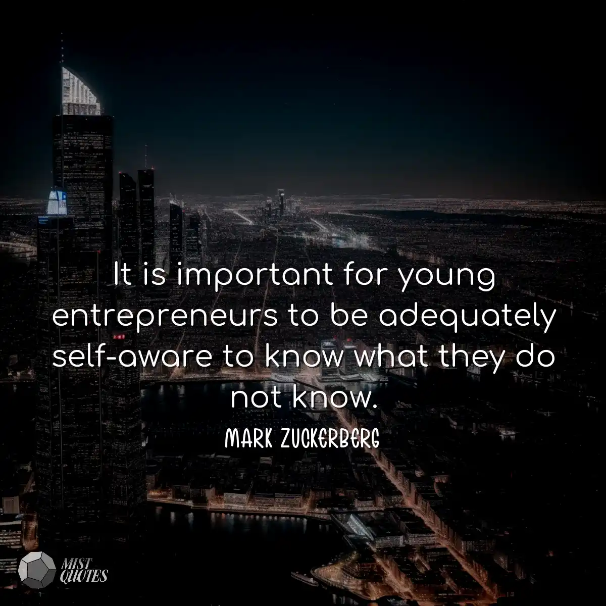 It is important for young entrepreneurs 