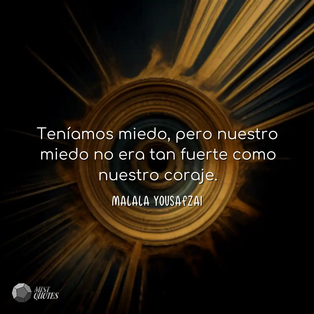 Teníamos miedo, pero nuestro miedo no e