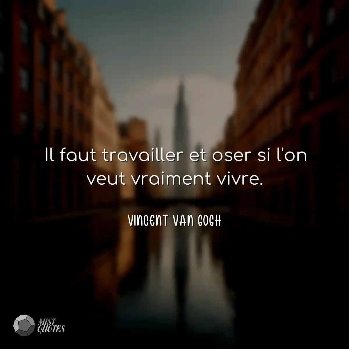 Il faut travailler et oser si l'on veut 