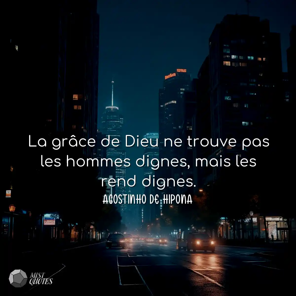 La grâce de Dieu ne trouve pas les homm