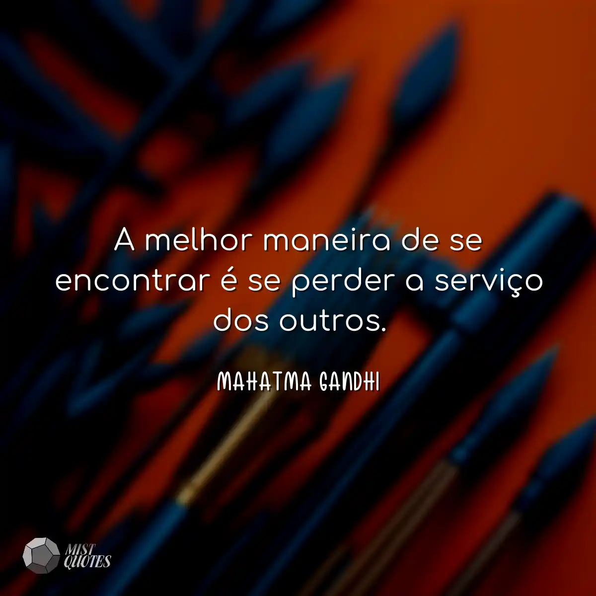 A melhor maneira de se encontrar é se perder a ser