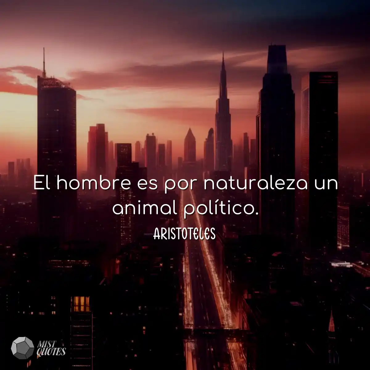El hombre es por naturaleza un animal po