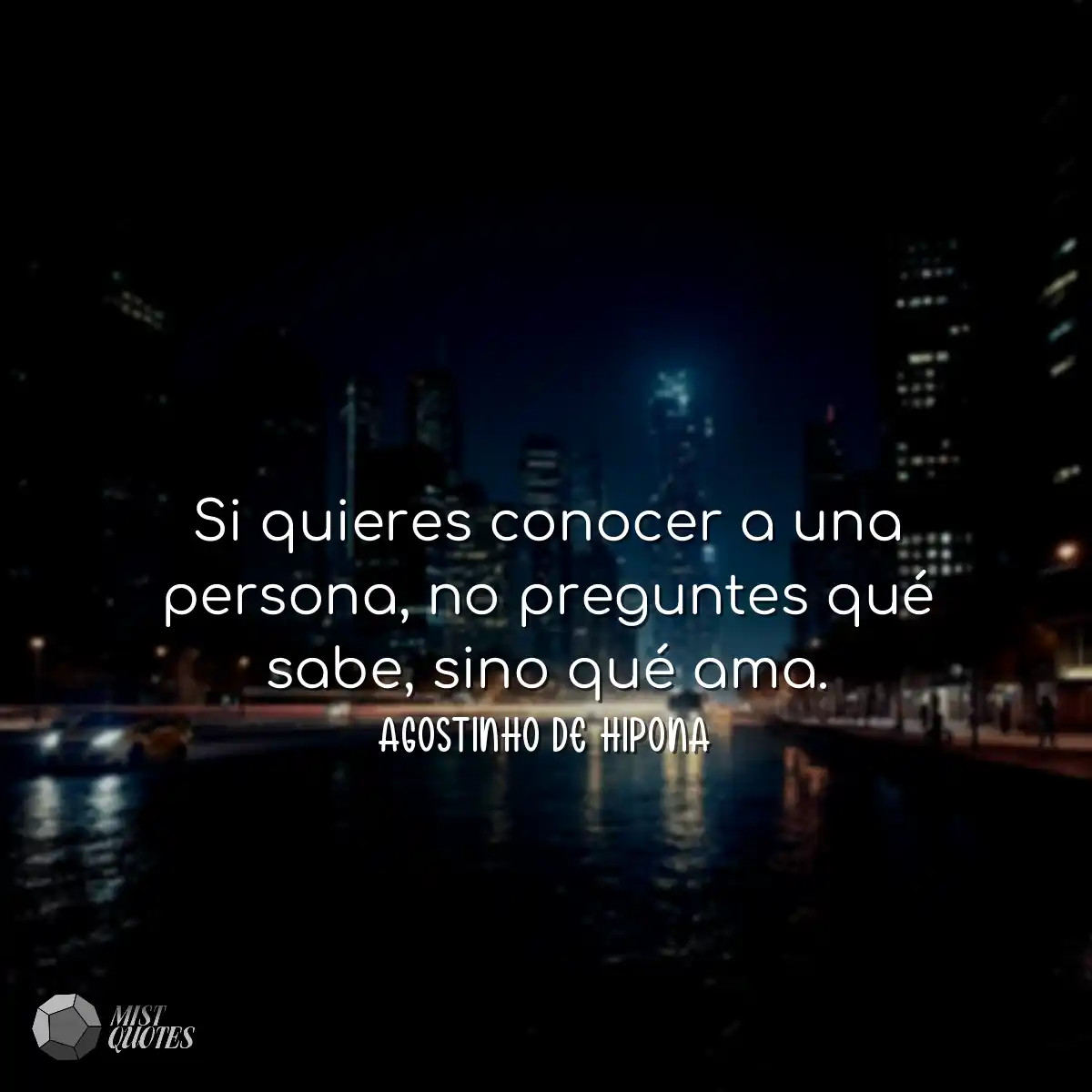 Si quieres conocer a una persona, no preguntes qué