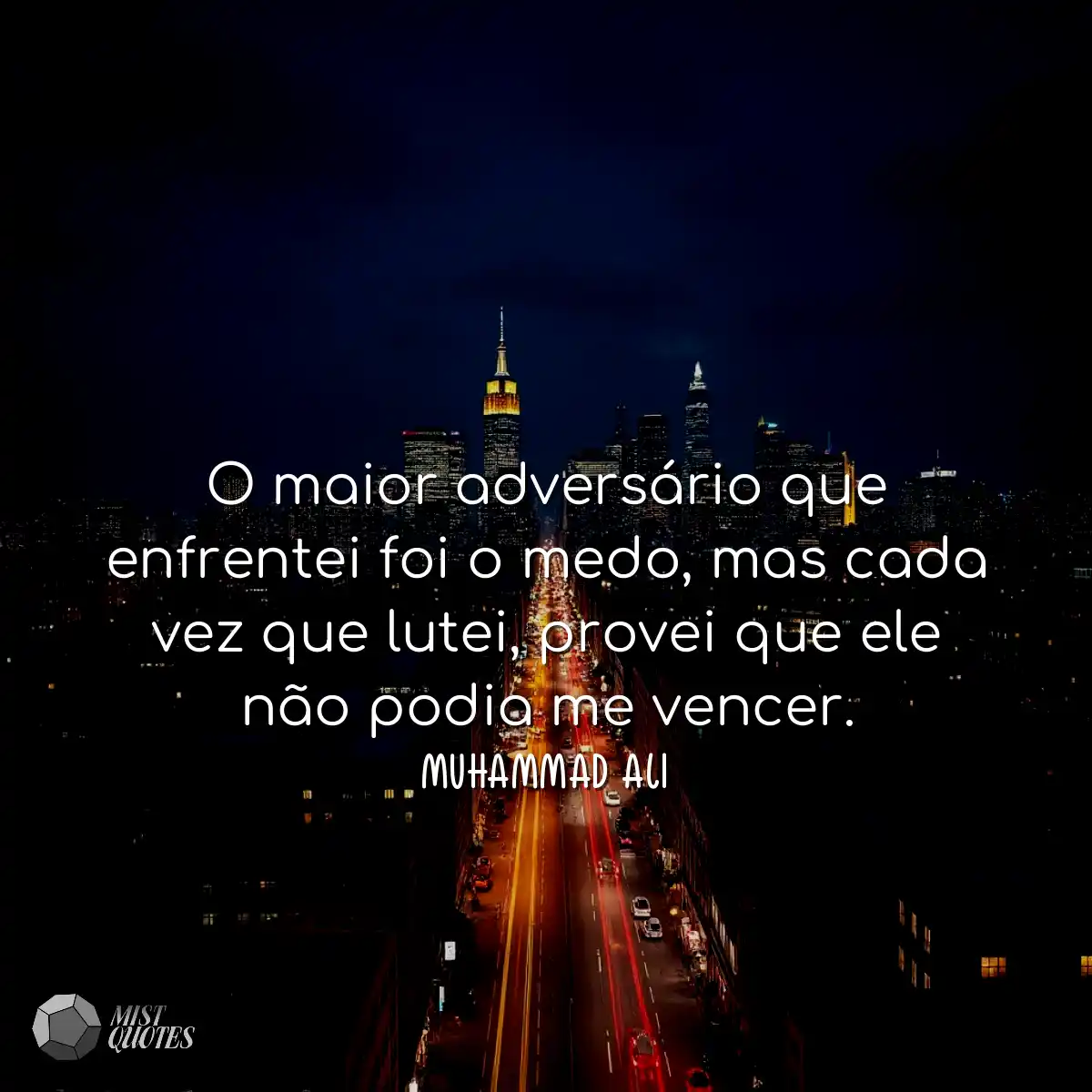 O maior adversário que enfrentei foi o 
