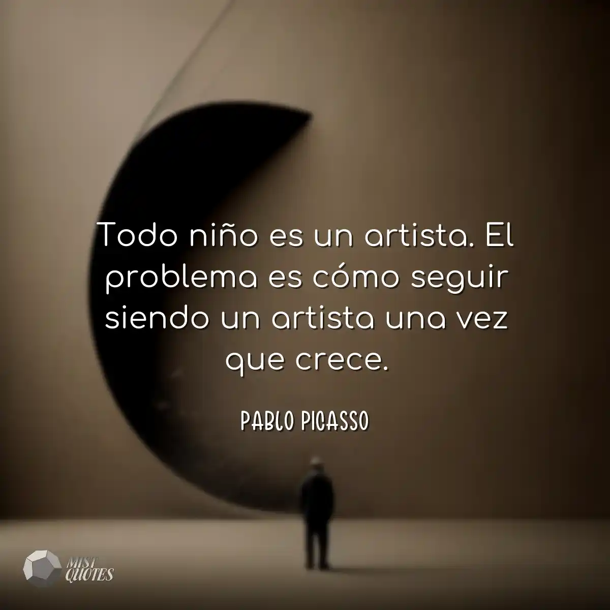 Todo niño es un artista. El problema es