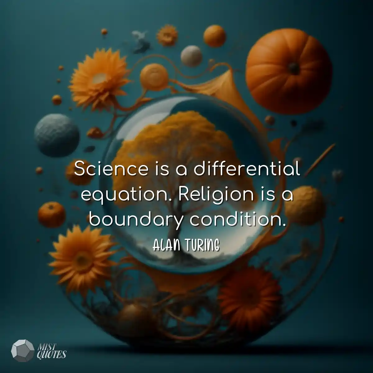 Science is a differential equation. Religion is a 