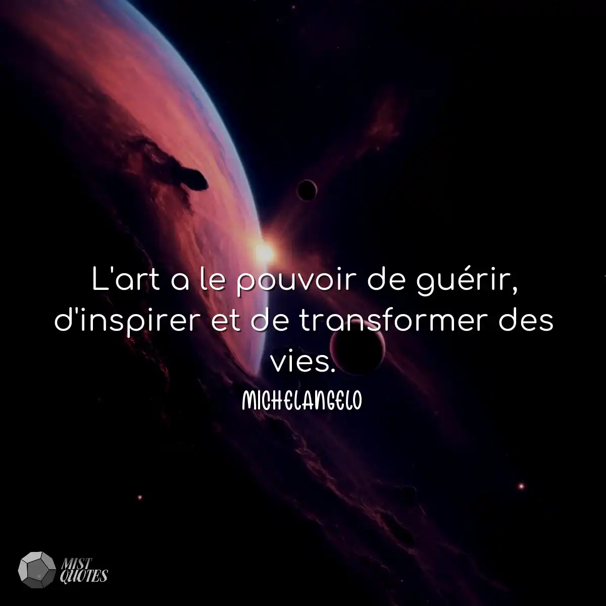 L'art a le pouvoir de guérir, d'inspire