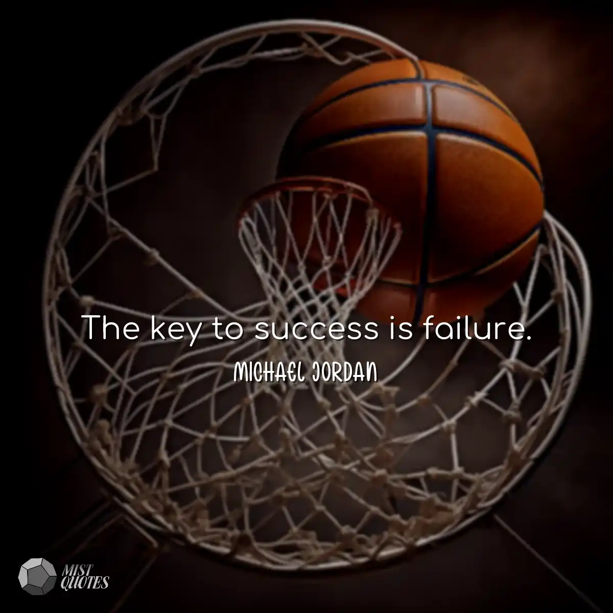 The key to success is failure.