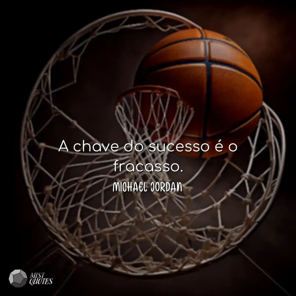 A chave do sucesso é o fracasso.