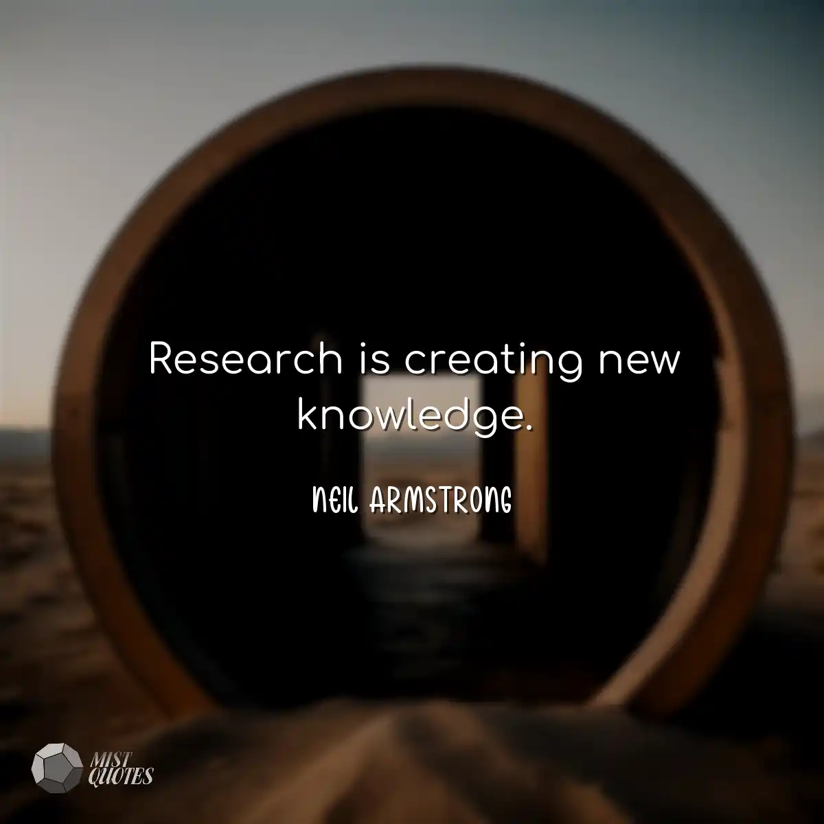 Research is creating new knowledge.
