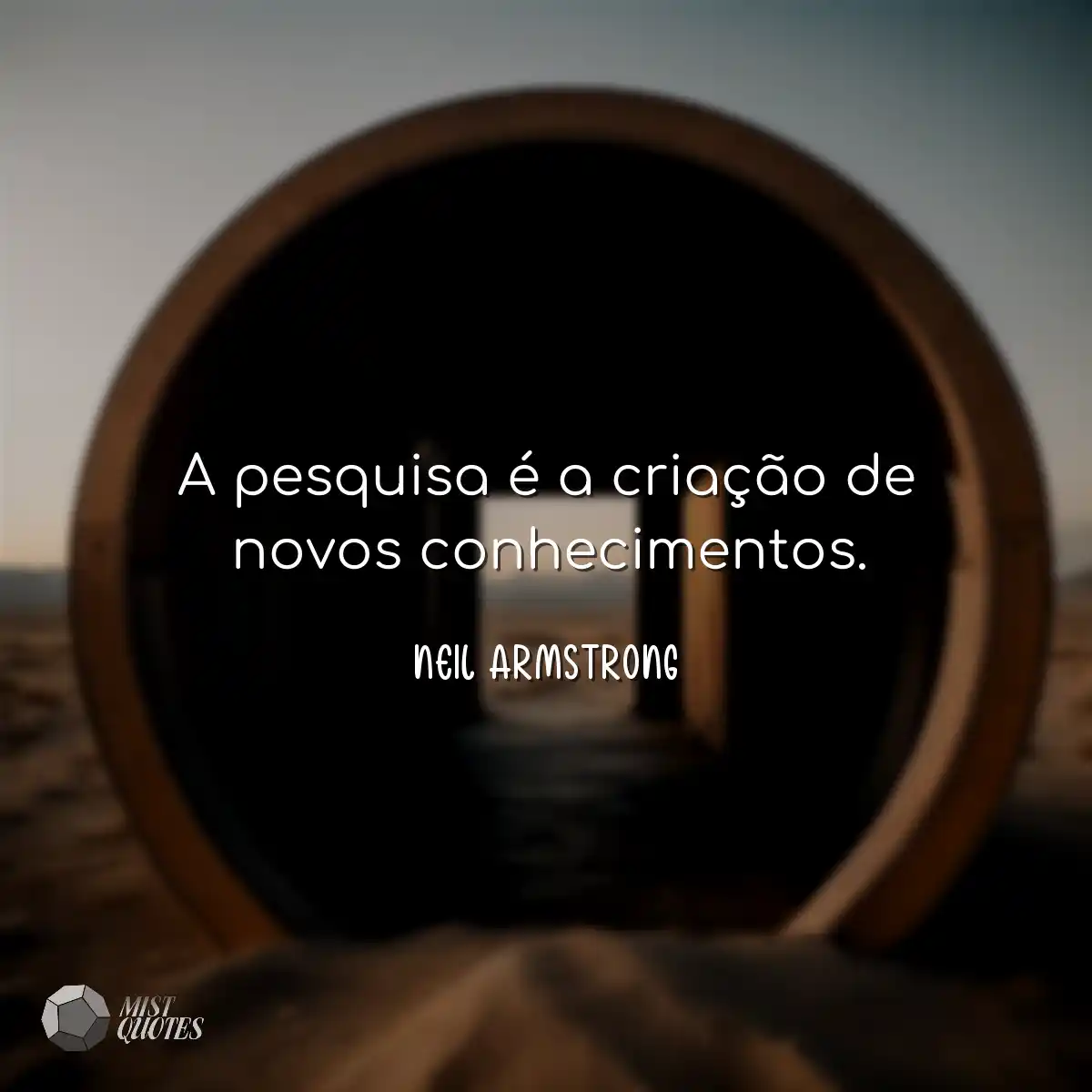 A pesquisa é a criação de novos conhecimentos.