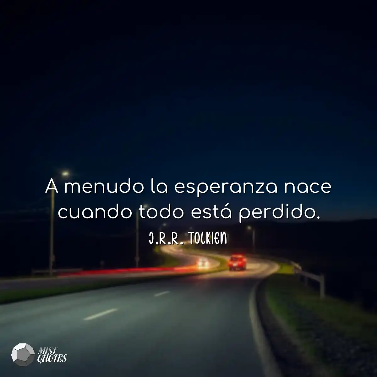 A menudo la esperanza nace cuando todo e
