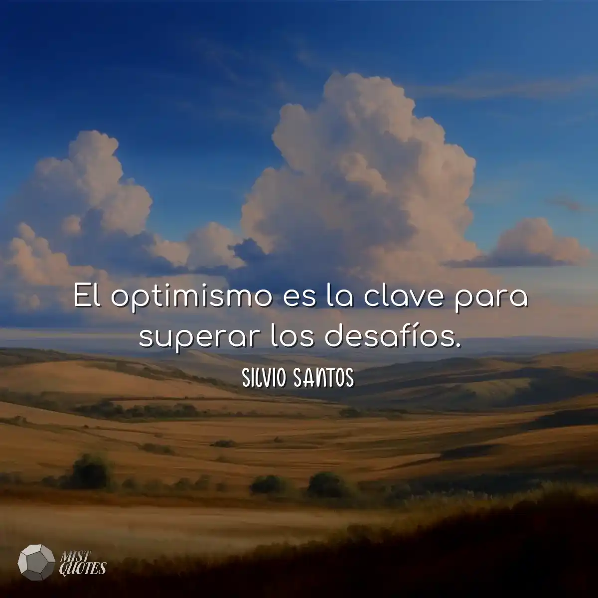 El optimismo es la clave para superar los desafíos