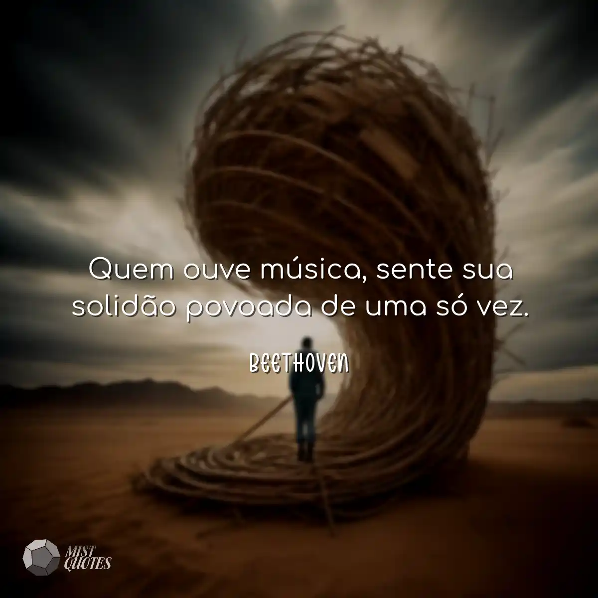 Quem ouve música, sente sua solidão po