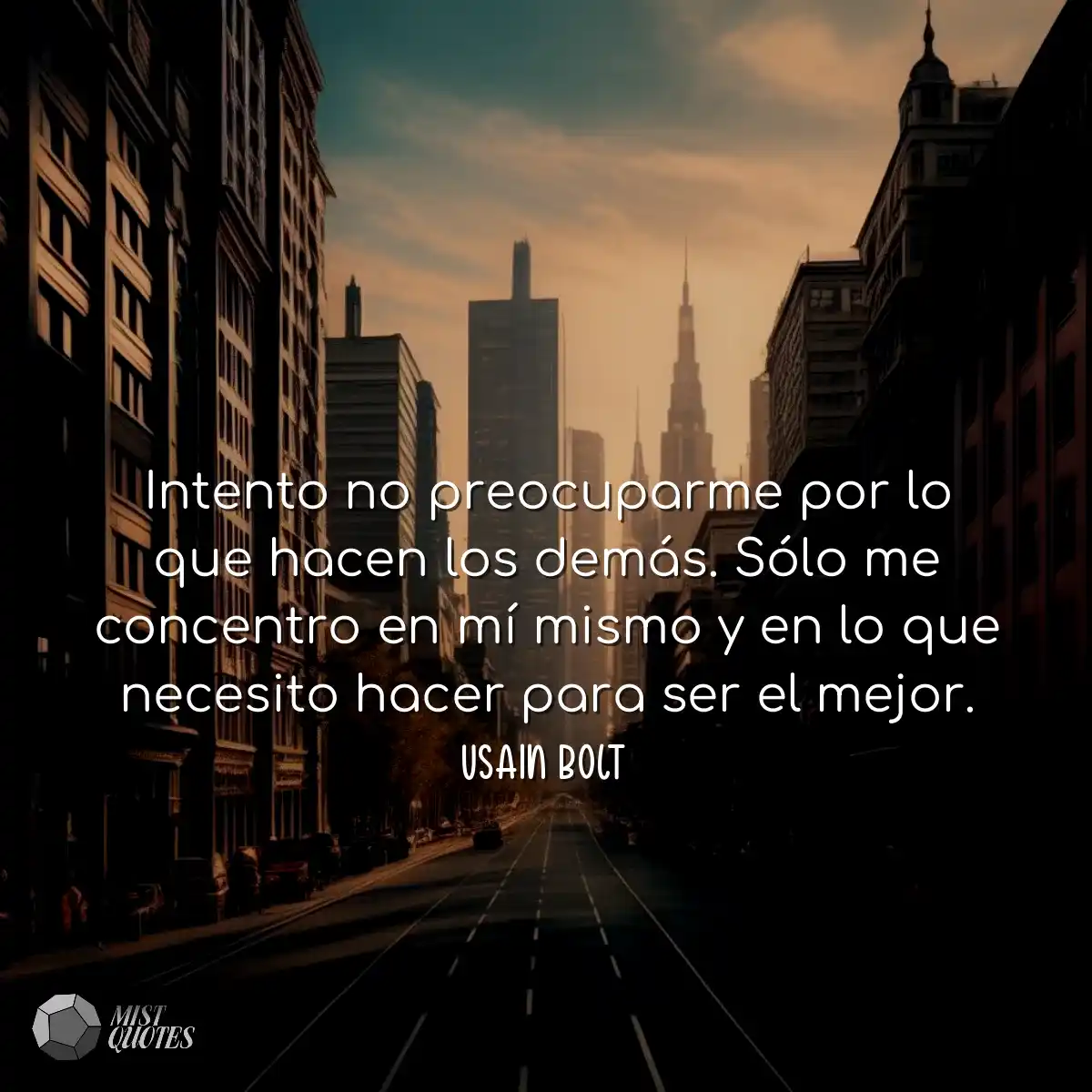 Intento no preocuparme por lo que hacen 