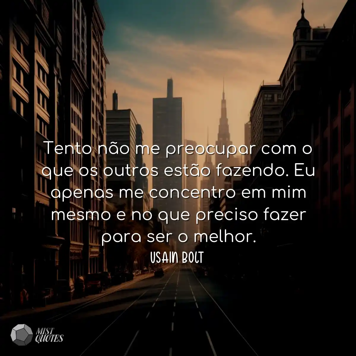 Tento não me preocupar com o que os out