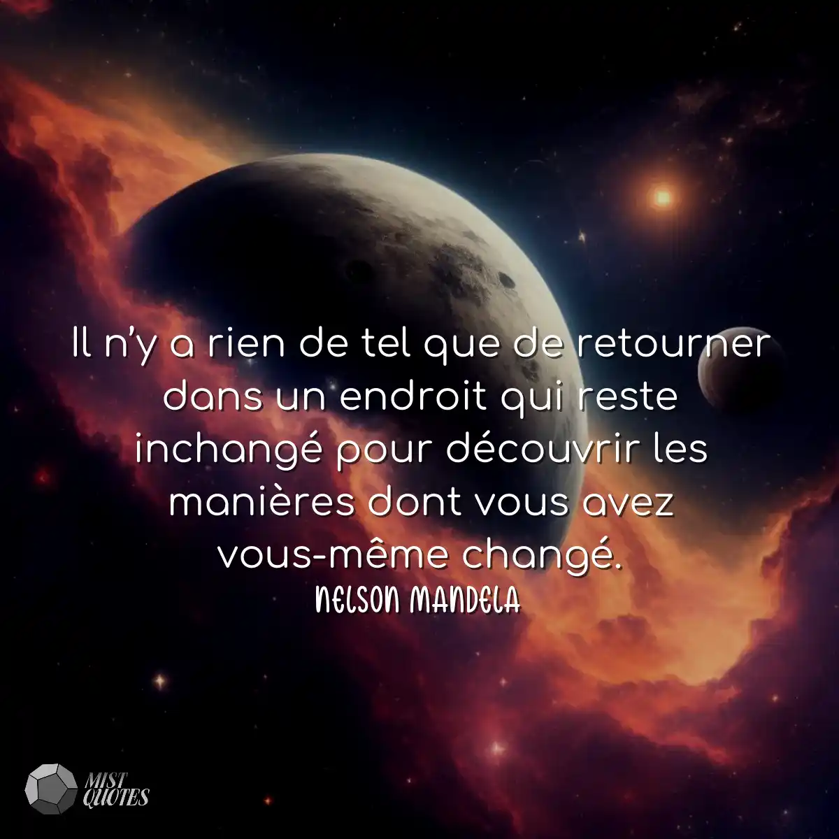 Il n’y a rien de tel que de retourner dans un endr